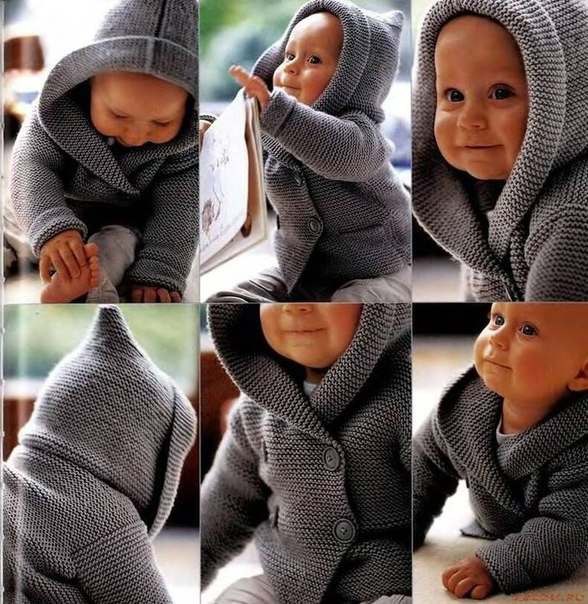 No pattern for this cutie, but I bet it'll be easy to make for an experienced knitter